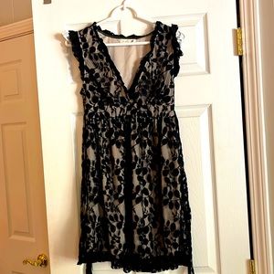 Black lace dress